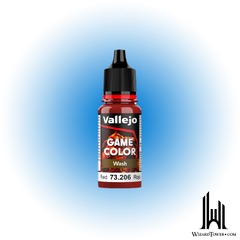 GAME COLOR WASH 206-18ML. RED